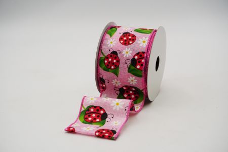 Spring Ladybugs Ribbon_KF6873GC-5-218_Pink